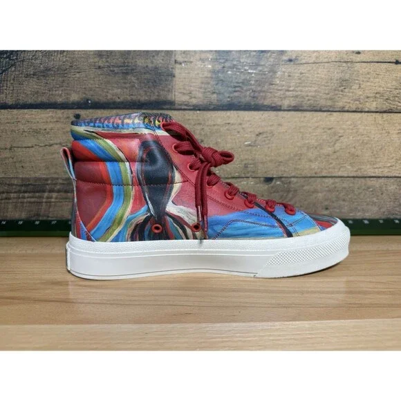 Givenchy X Multicolor Reaper City Print Sneakers Josh Smith 43/9.5-10 /W12  $850 - Picture 12 of 16
